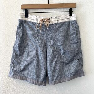 Howler Brothers Shorts Mens 30 Sayulita Board Shorts Unlined Gray Swim Beach